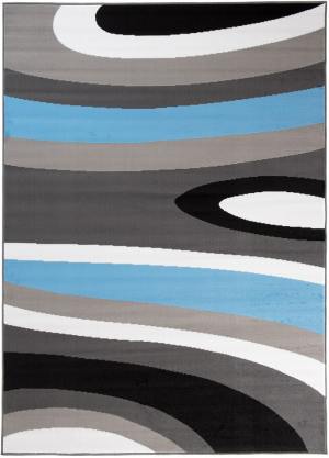 Vaip Maya helesinine hall abtratksed lained