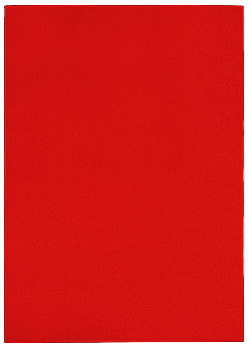 Mono Ühevärviline vaip Punane