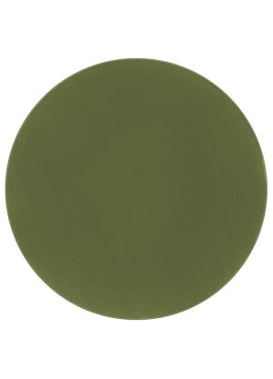 Mono ühevärviline ümmargune vaip Samblaroheline
