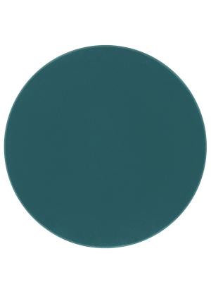 Mono ühevärviline ümmargune vaip Türkiissinine- Roheline