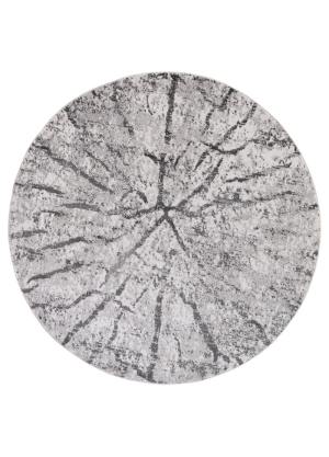 Ümmargune Vaip SKY Helehall puumuster