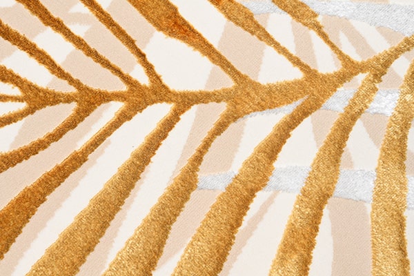 Vaip Golden Palmilehed Kreem Kuldne Beez muster
