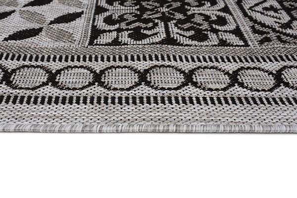 Terrassivaip Melissa Vintage Hall Must Mosaiik ääristus